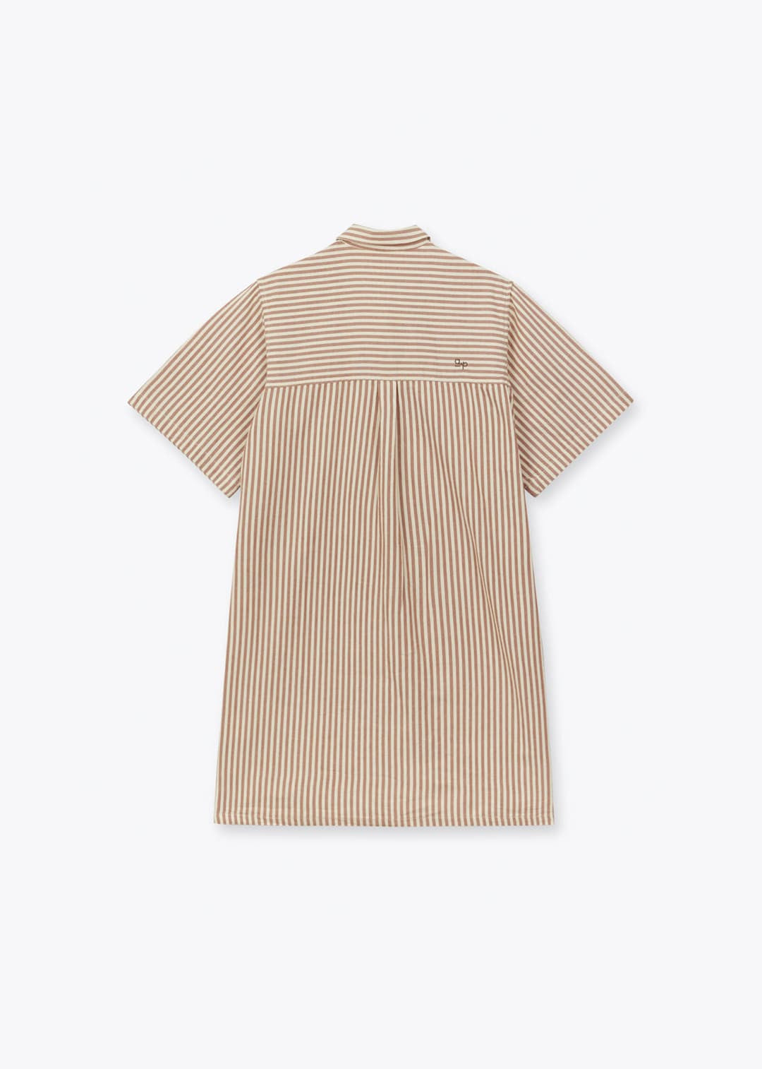 Dress Rayures Trans Dr Marron-75