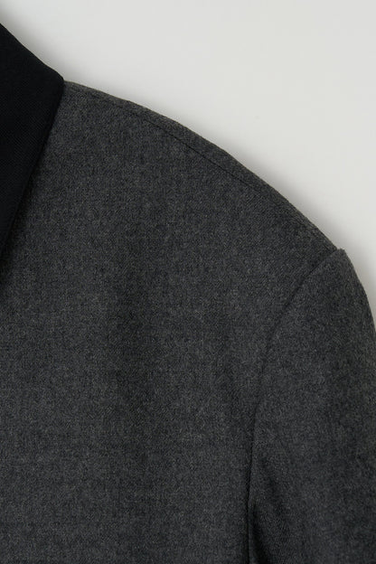 Jacket Button Pocket J Charcoal