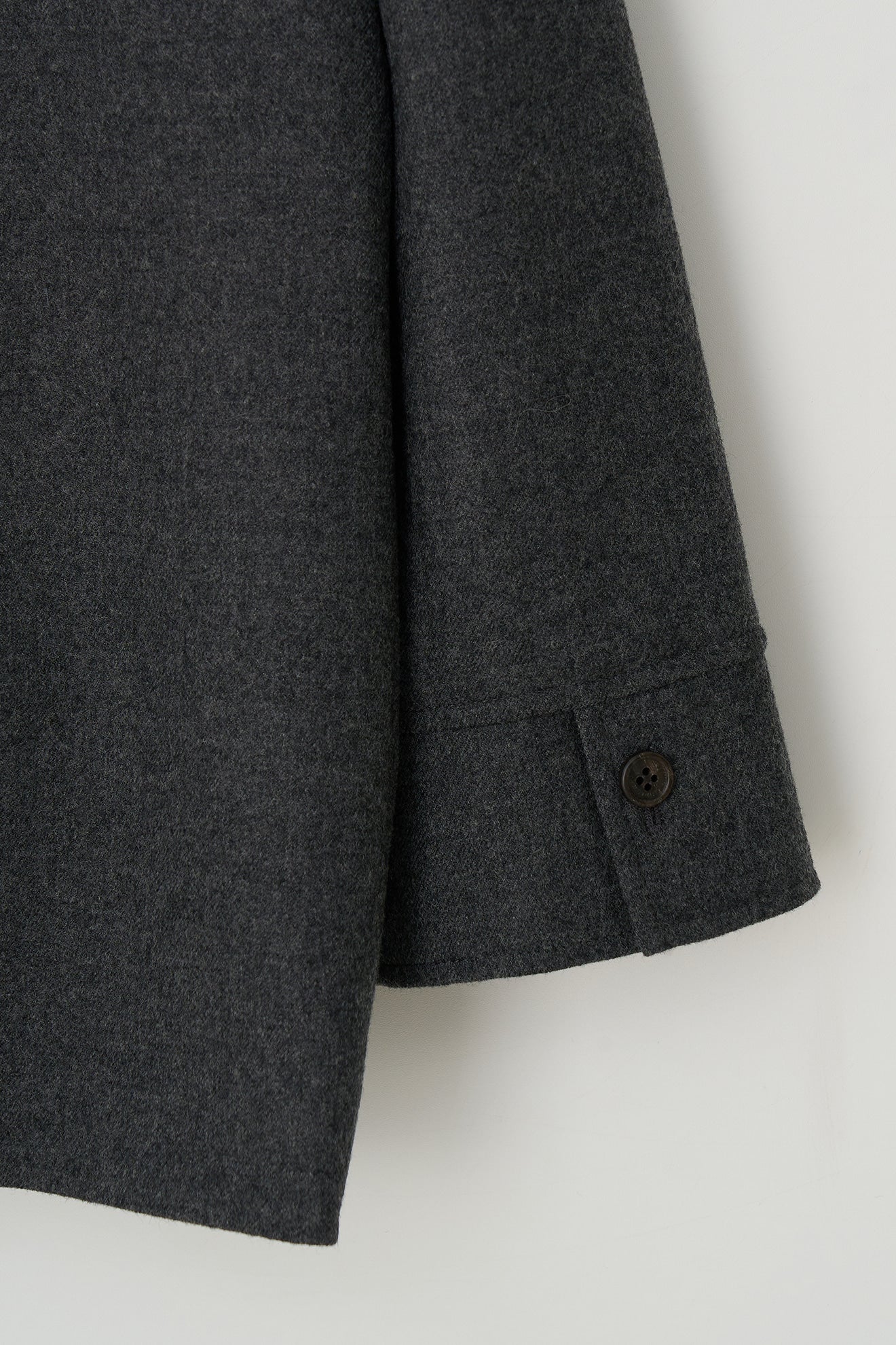 Jacket Button Pocket J Charcoal
