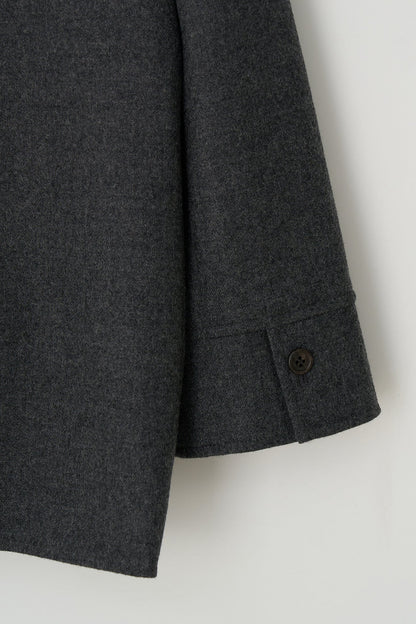 Jacket Button Pocket J Charcoal