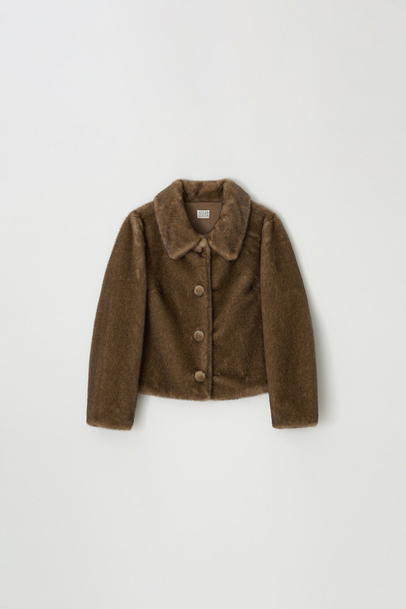 Jacket Eco Fur Jacket Brown