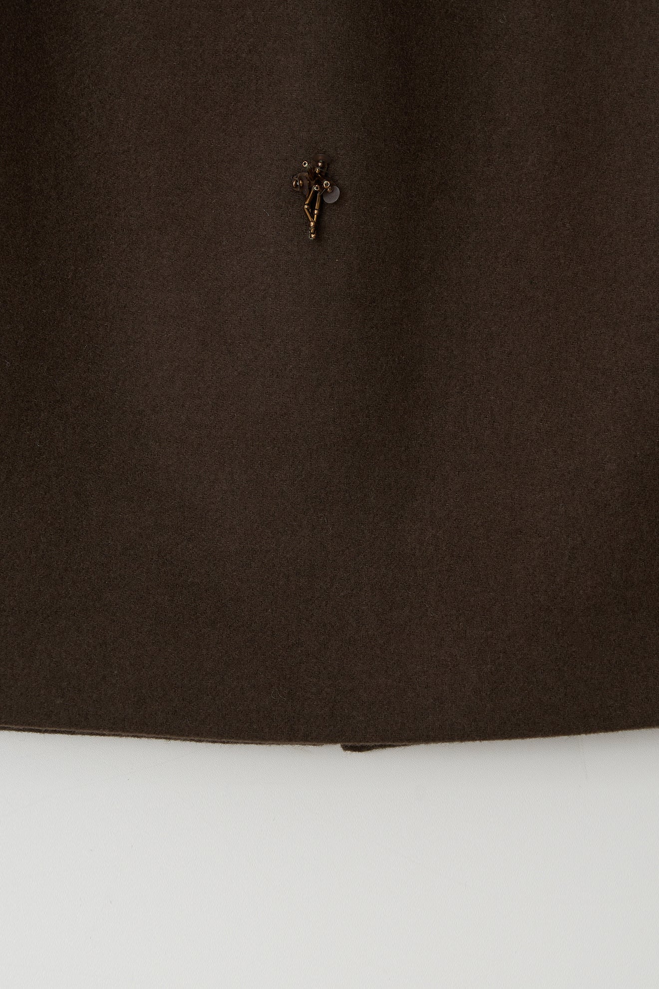 Skirt Aw24sk38 Flower Embe Pin Brown