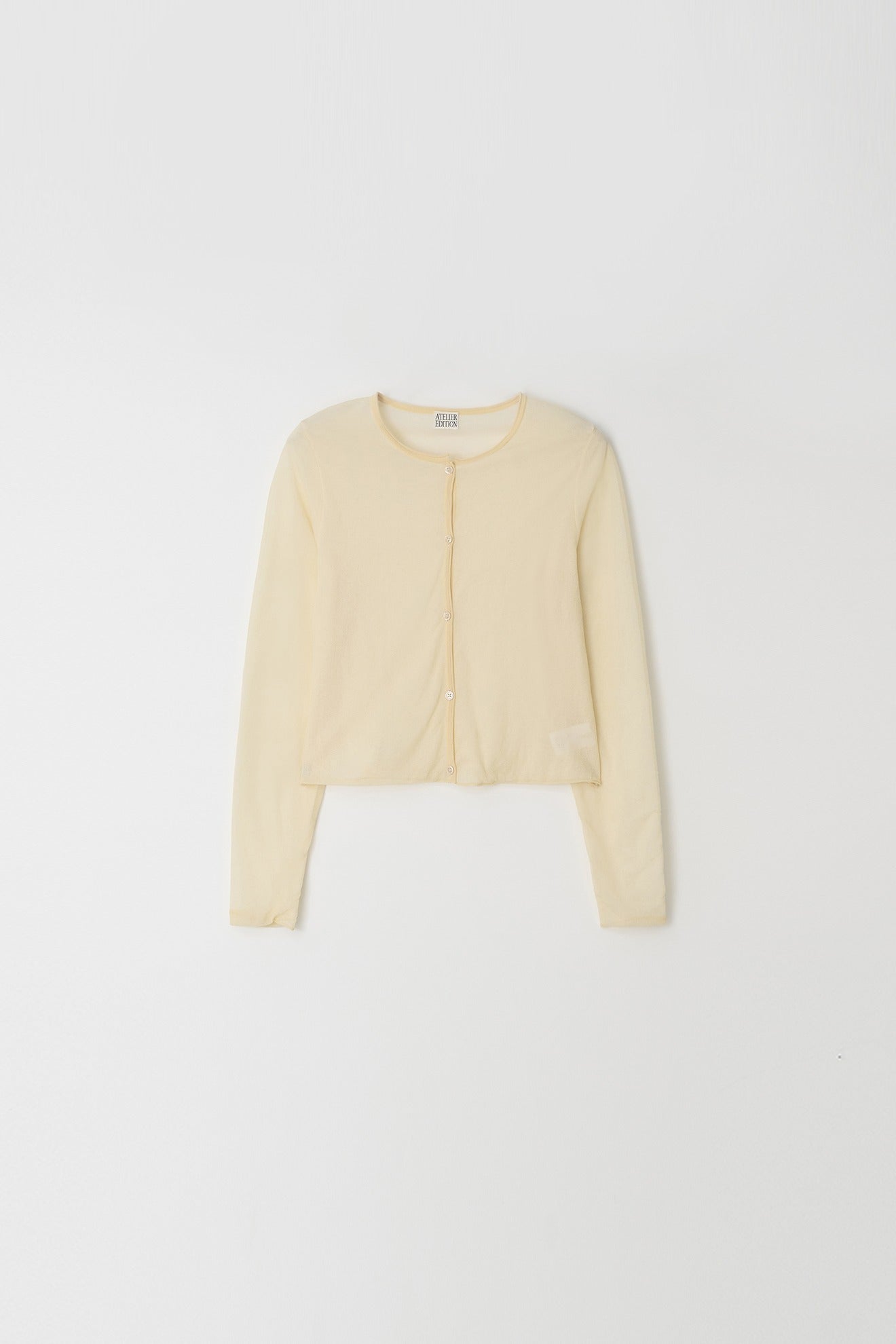 Atelier Edition | Layered Cardigan in Yellow - Sculptural Knit