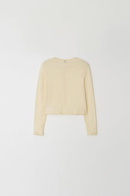 Atelier Edition | Layered Cardigan in Yellow - Sculptural Knit