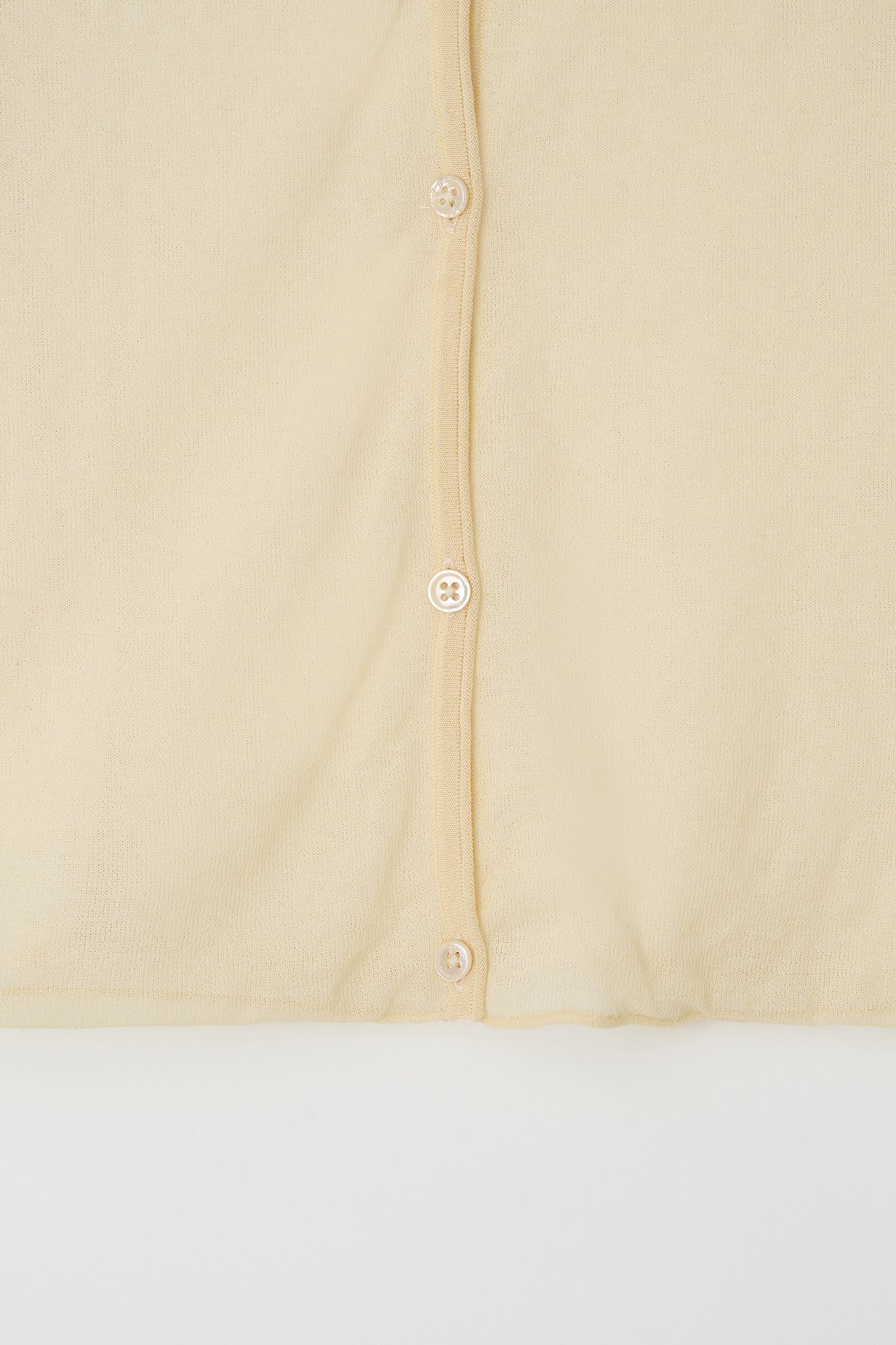 Atelier Edition | Layered Cardigan in Yellow - Sculptural Knit