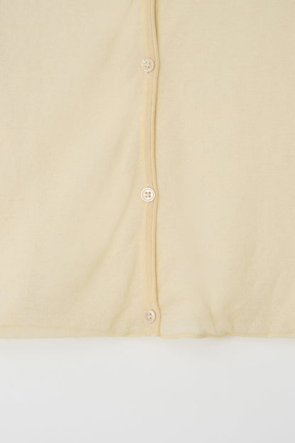 Atelier Edition | Layered Cardigan in Yellow - Sculptural Knit