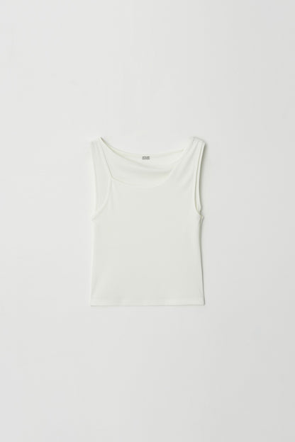ATELIER EDITION | Layered Blouse Top in Ivory