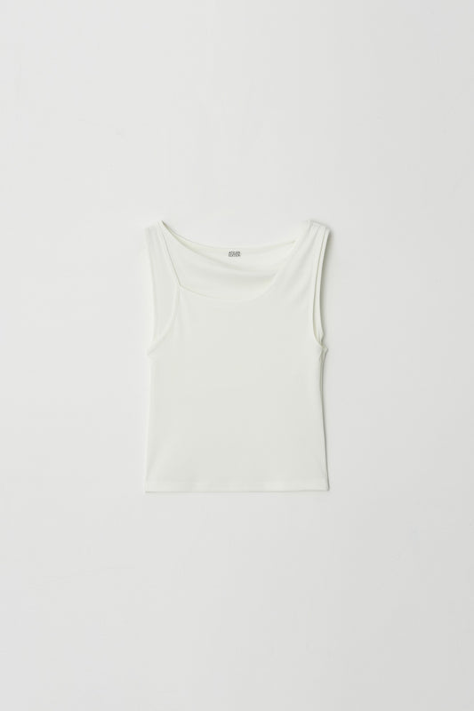 Blouse Layered Top Ivory