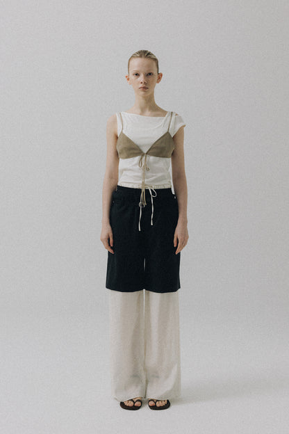 ATELIER EDITION | Layered Blouse Top in Ivory