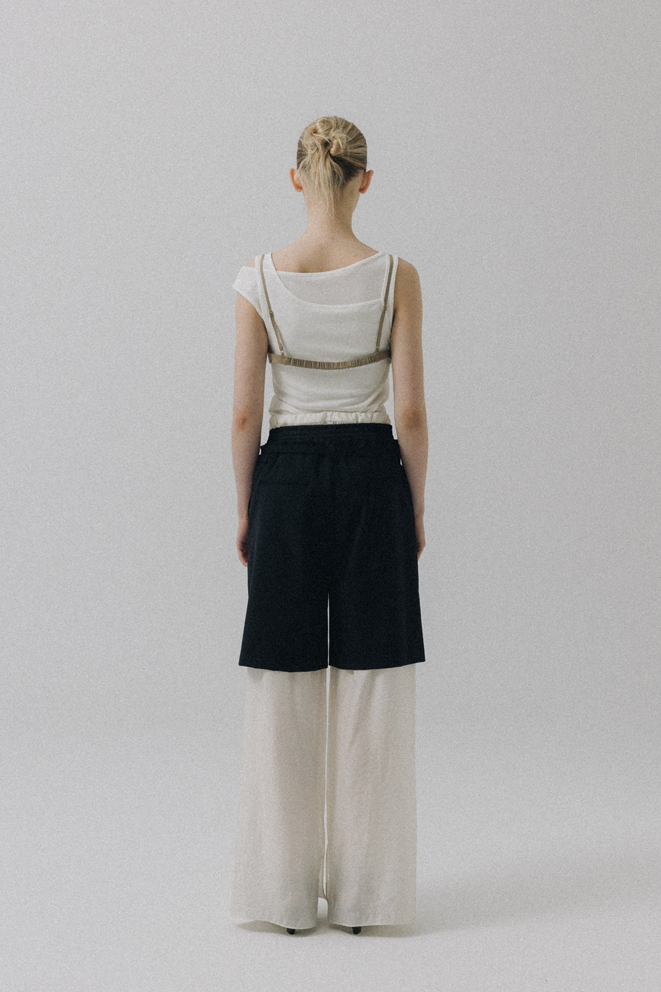 ATELIER EDITION | Layered Blouse Top in Ivory
