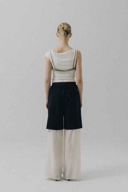 ATELIER EDITION | Layered Blouse Top in Ivory
