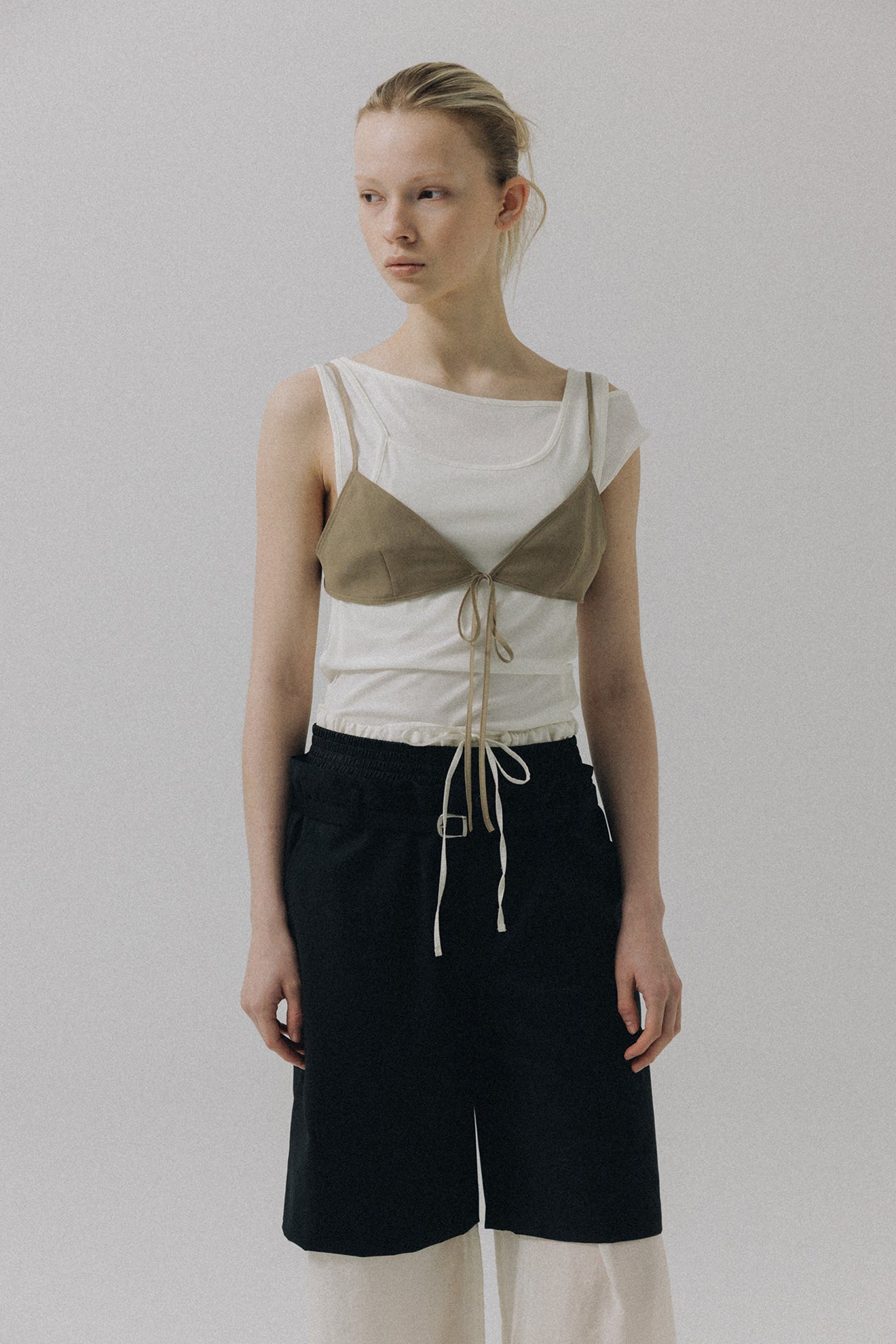 ATELIER EDITION | Layered Blouse Top in Ivory