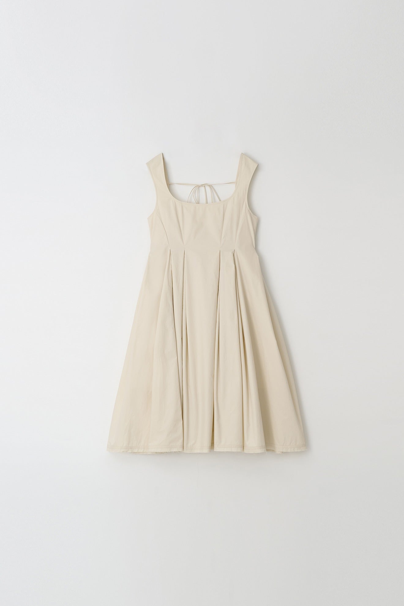 Dress Pleated Co Dress Beige