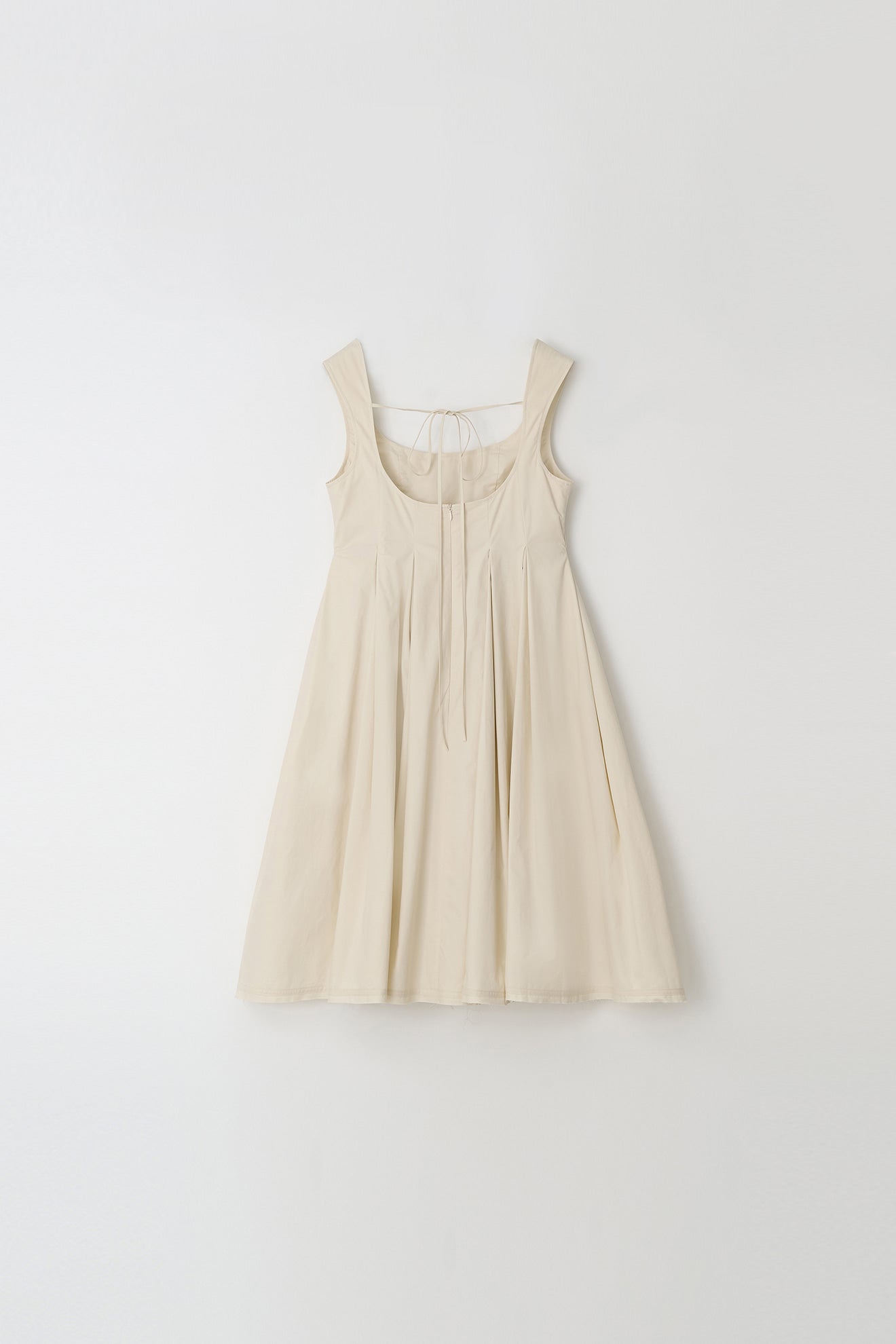 Dress Pleated Co Dress Beige