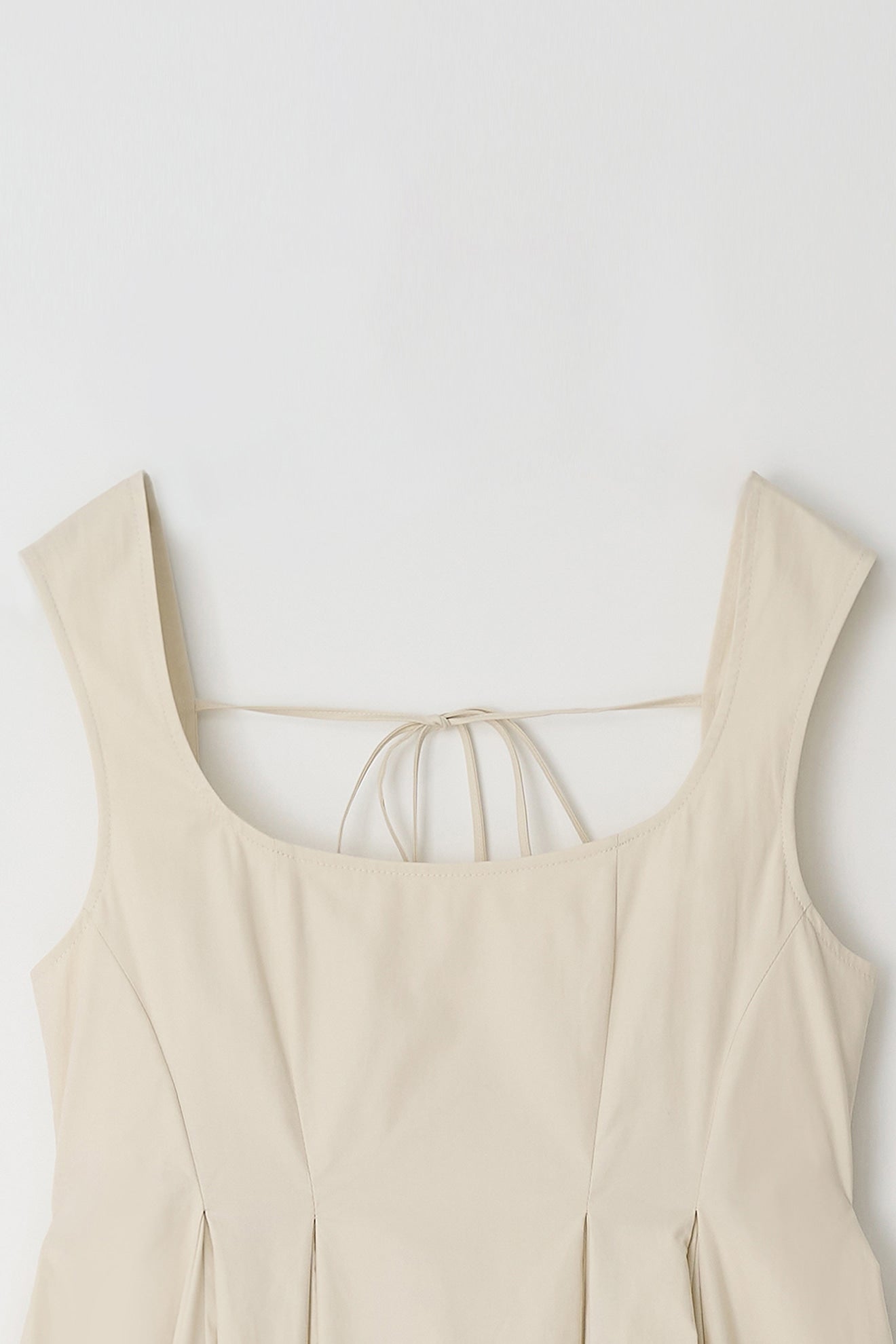 Dress Pleated Co Dress Beige