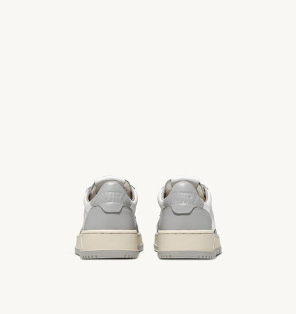 Autry | Medalist Low Sneaker - White & Vapor Leather White-Vapor