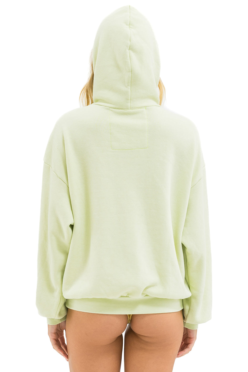 Aviator Nation | Wave Stripe Pullover Hoodie - Lime-Cream-Seafoam