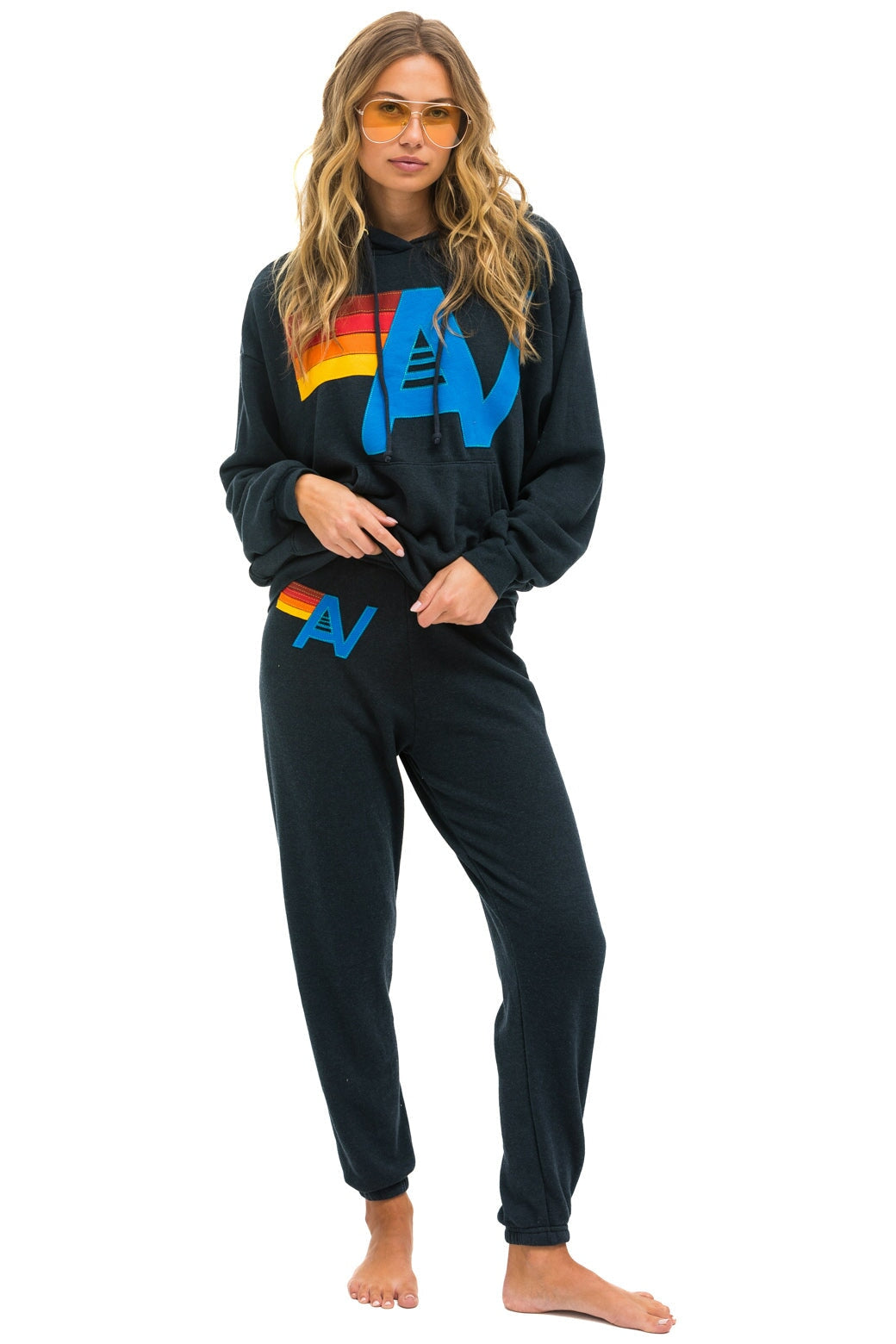 Pants Logo Stitch Sw Wsplst Charcoal