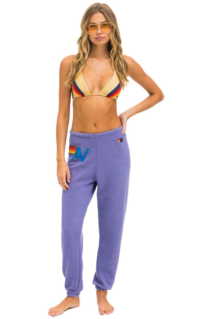 Pants Logo Stitch Sw Wsplst Lavender