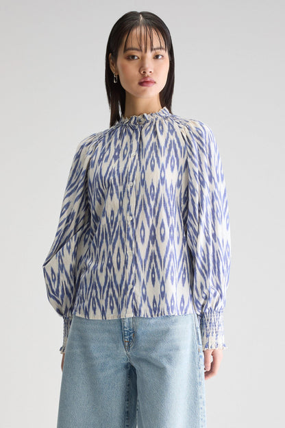 Blouse Cassis F2521 Combo-A
