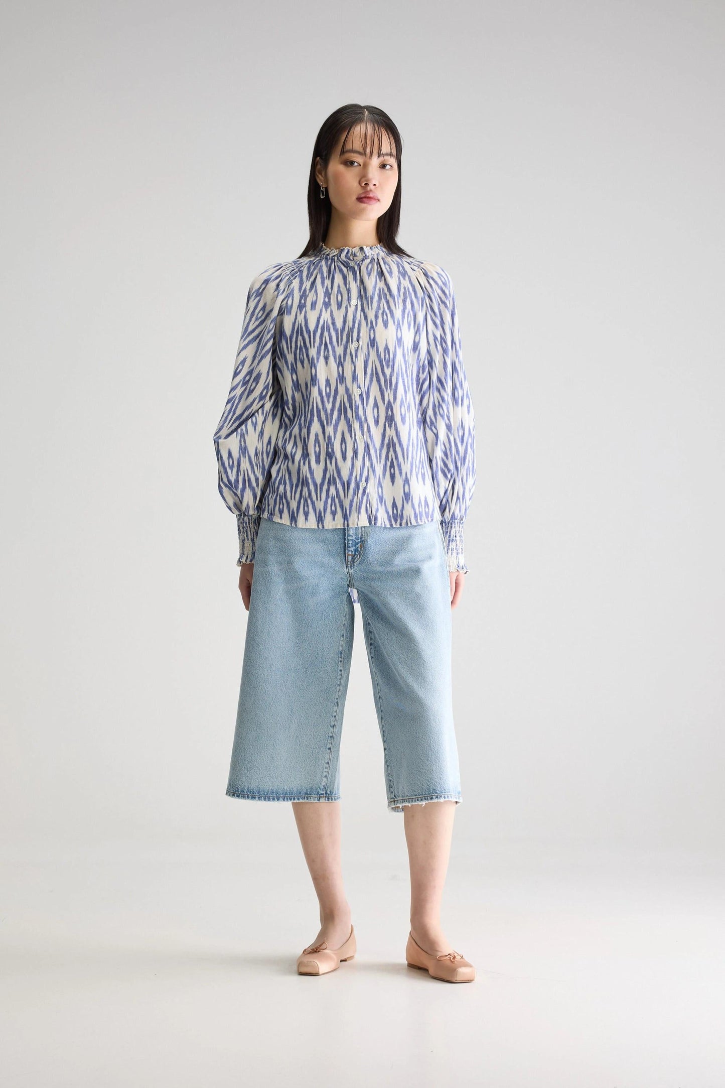Blouse Cassis F2521 Combo-A