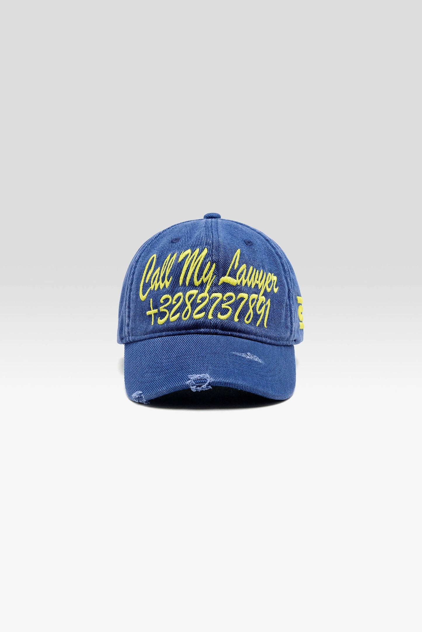 Bellerose | Dooba Embroidered Cap -  Cotton Indigo
