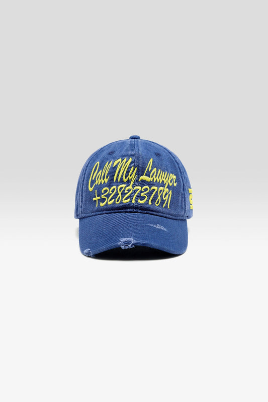 Bellerose | Dooba Embroidered Cap - Cotton Indigo