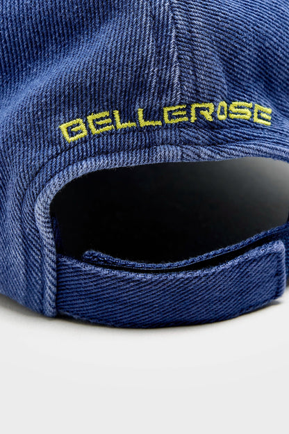 Bellerose | Dooba Embroidered Cap -  Cotton Indigo