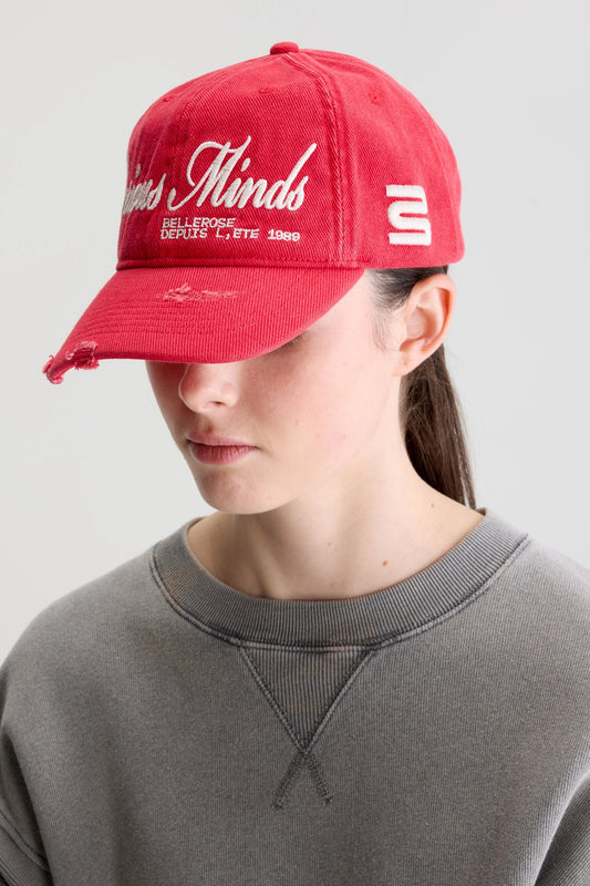 Bellerose | Embroidered Cotton Bucket Hat - Poppy