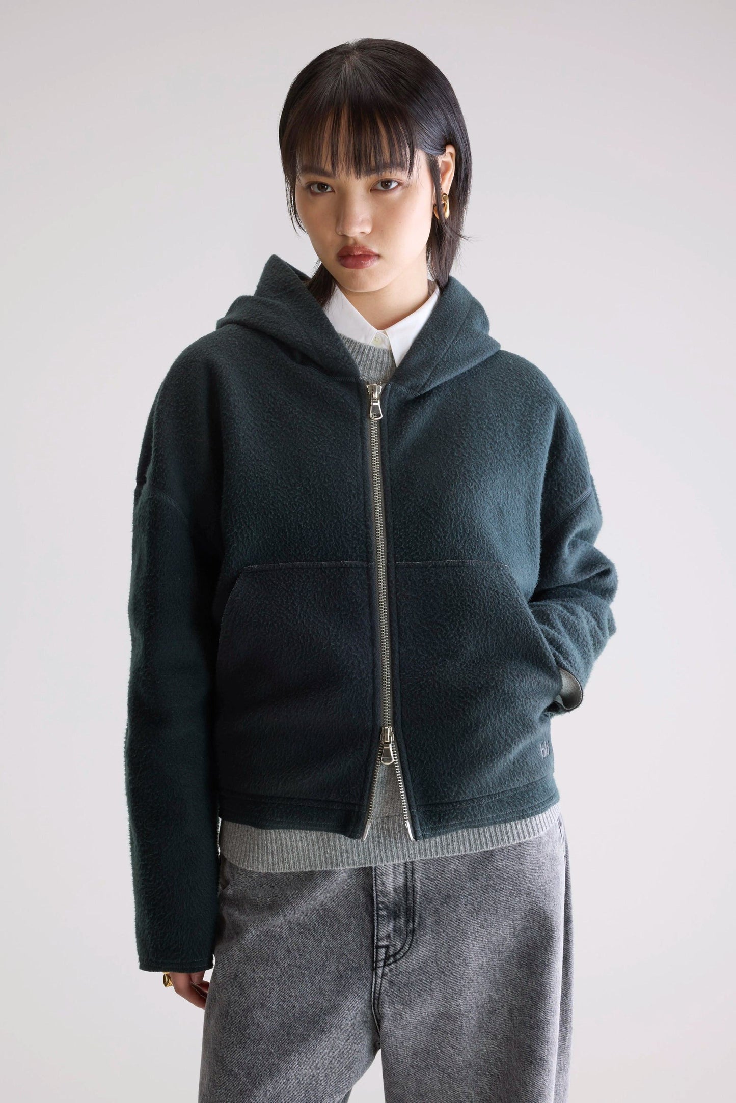 Bellerose | Oversized Fleece Hoodie - Light Beige