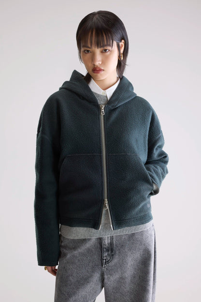Bellerose | Oversized Fleece Hoodie - Light Beige