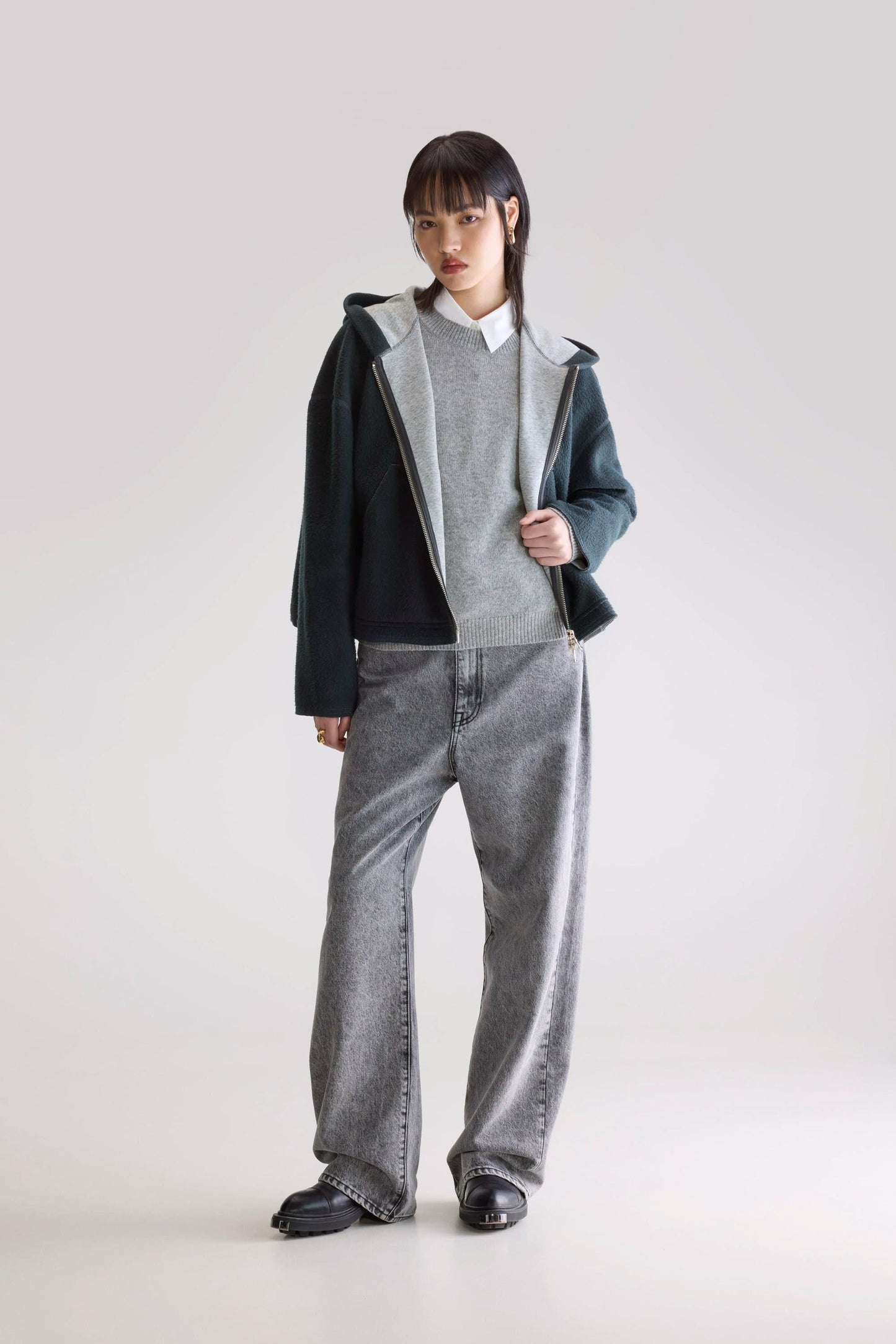 Bellerose | Oversized Fleece Hoodie - Light Beige