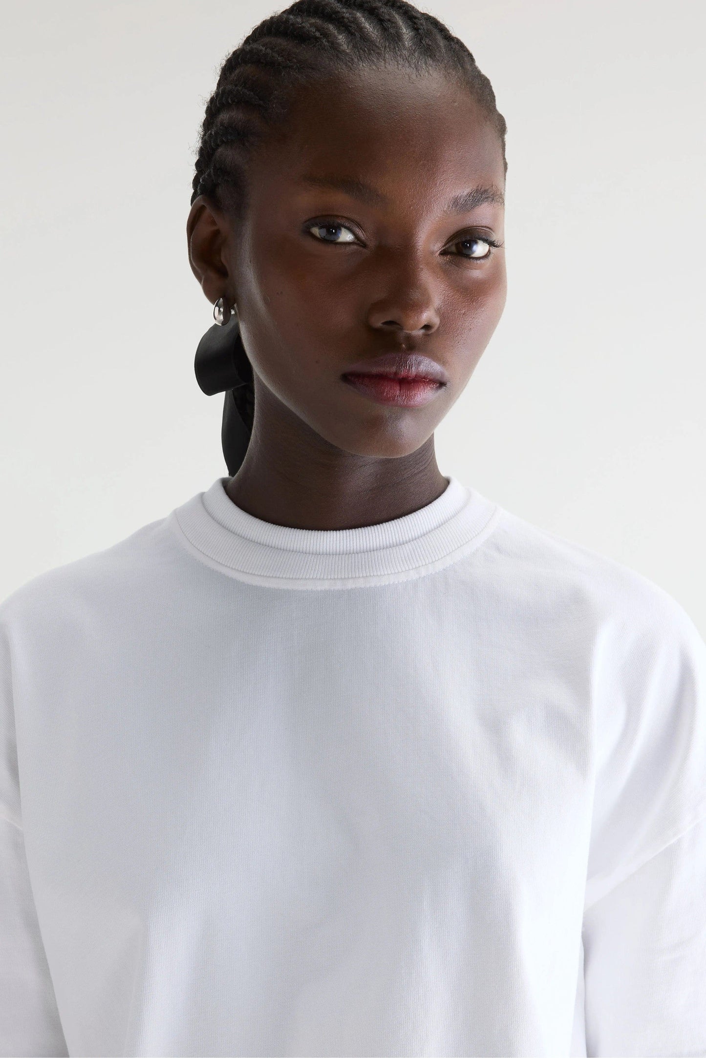 Bellerose | Fan Cropped Cotton T-Shirt - White