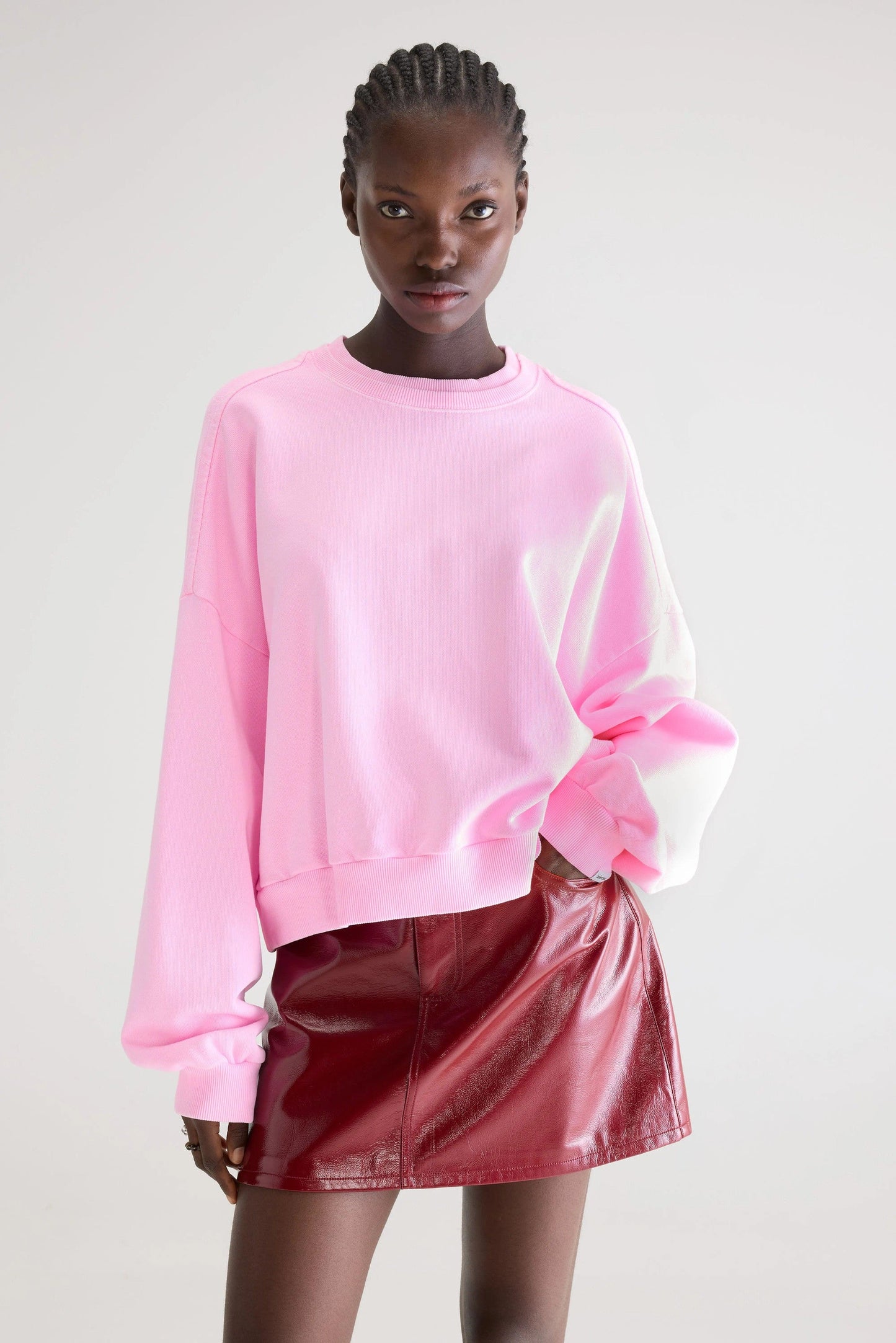 Sweatshirt Ferna T1731 Fluo-Pink