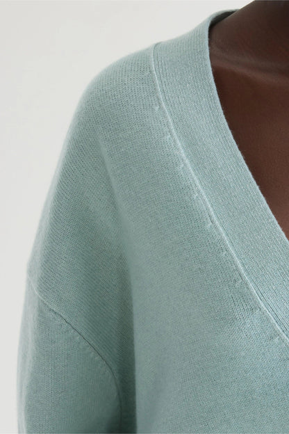 Bellerose | Interlock Knit Cardigan - Prairie Green Jadeite