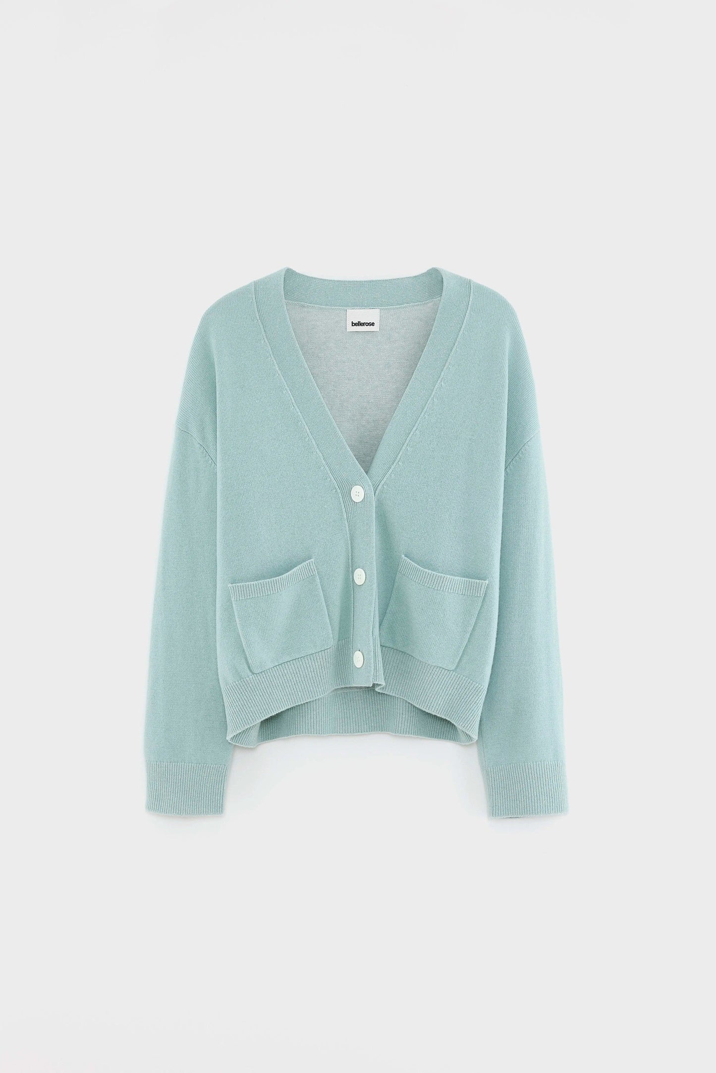 Bellerose | Interlock Knit Cardigan - Prairie Green Jadeite