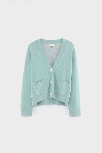 Bellerose | Interlock Knit Cardigan - Prairie Green Jadeite