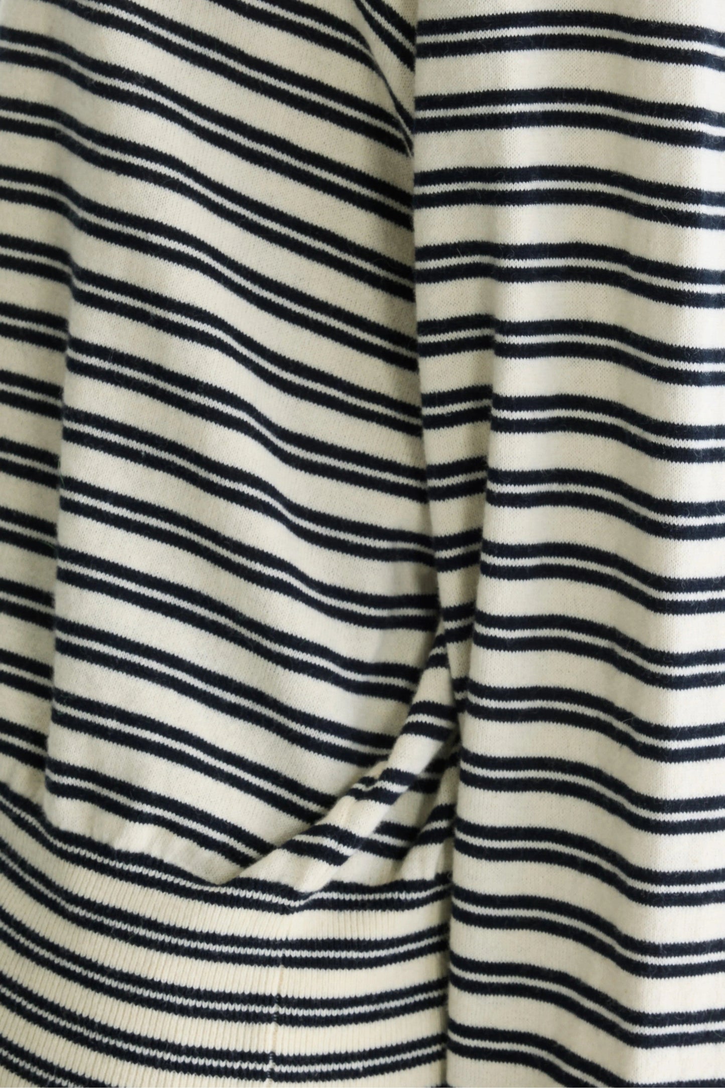 Bellerose | Gerhi Striped Pullover - Boat Neck in Ecru & Navy Stripe-A