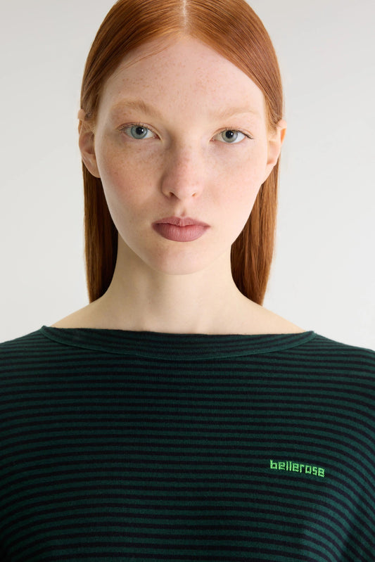 Bellerose | Gerhi Pullover - Relaxed Boat Neck Stripe