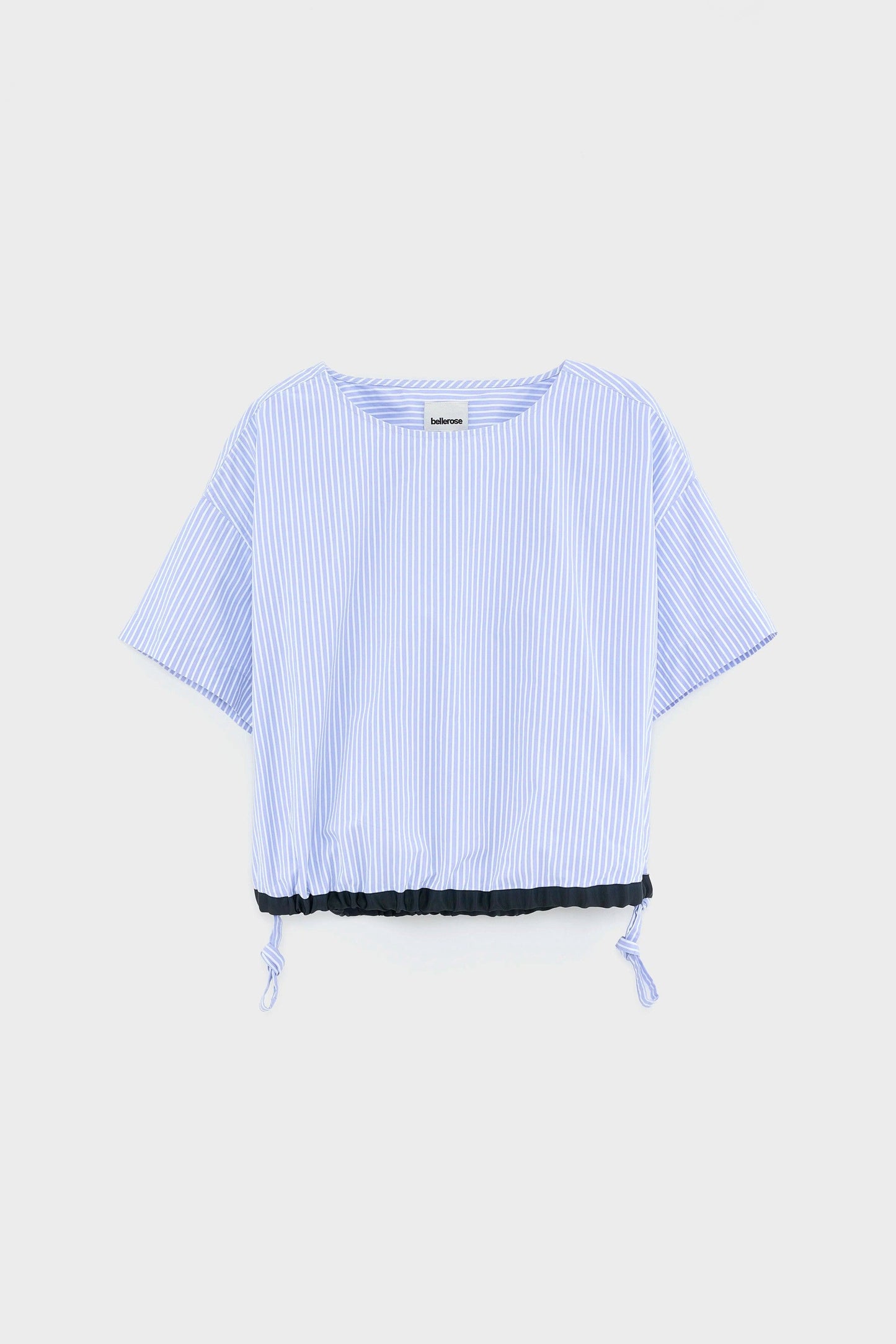 Bellerose | Gian Striped Cotton Blouse - Adjustable Hem