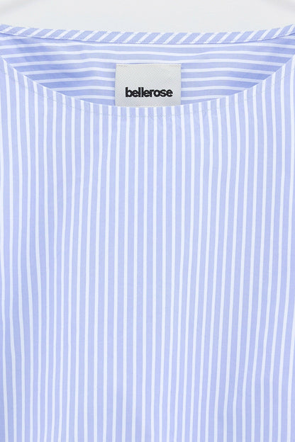 Bellerose | Gian Striped Cotton Blouse - Adjustable Hem