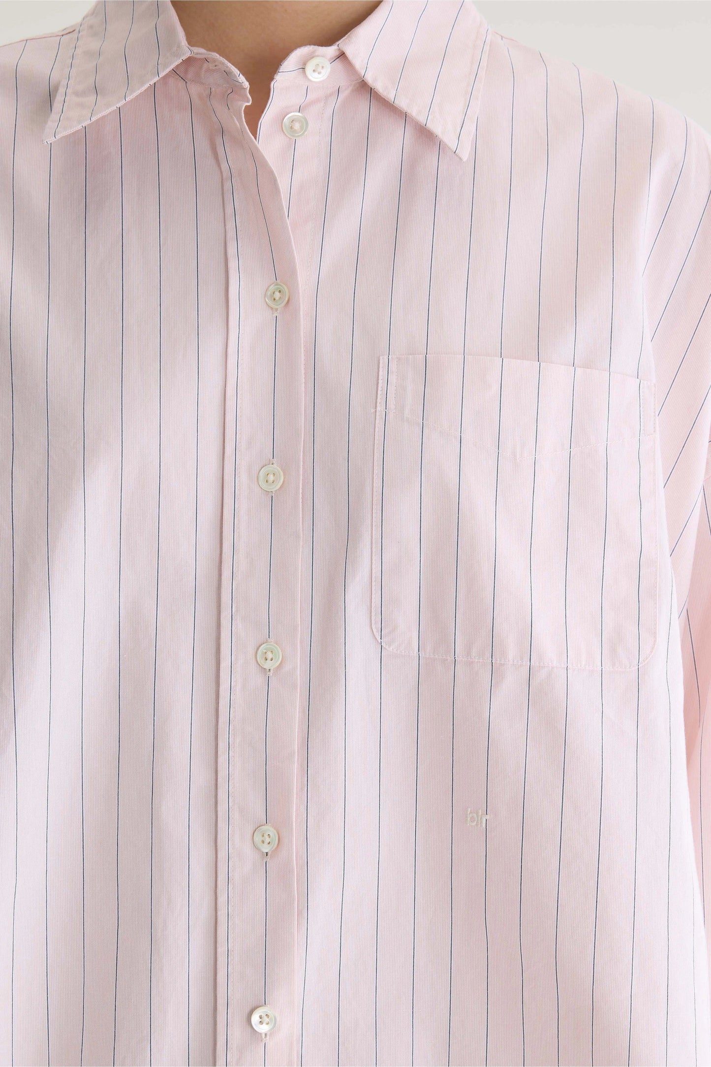 Bellerose | Oversized Striped Cotton Shirt - Ginger62 Stripe-B
