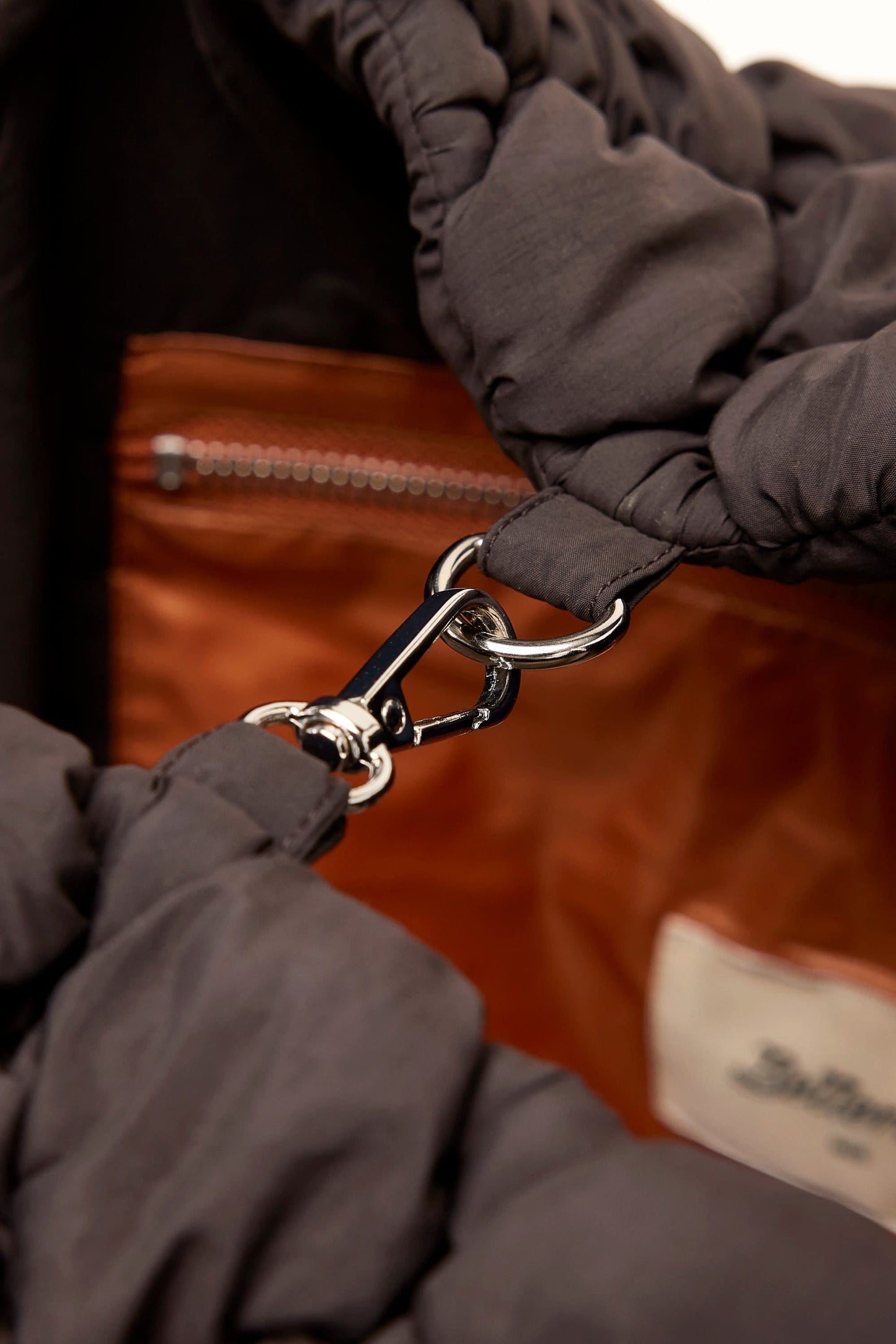 Bellerose | Berlingo Shoulder Bag - Padded Nylon with Rope Handles Ebene