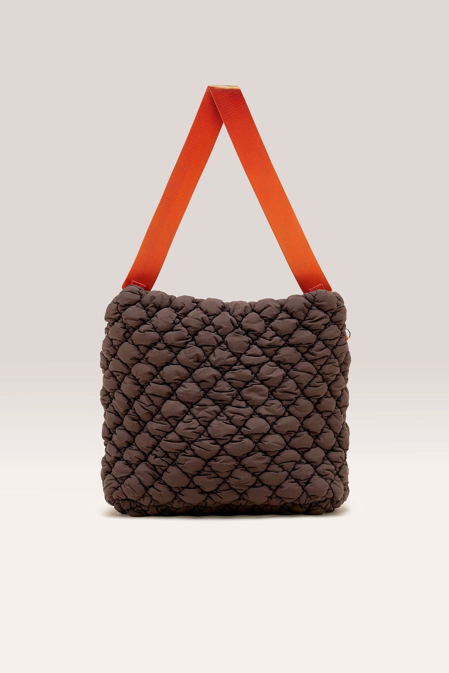 Bellerose | Berlingo Shoulder Bag - Padded Nylon with Rope Handles Ebene