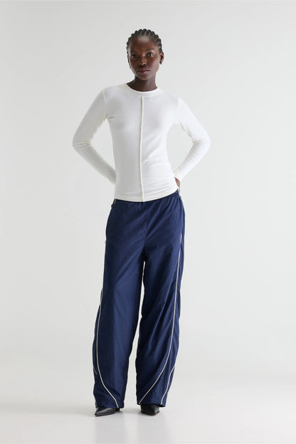 Bellerose | Pants - Navy with White Piping Captain