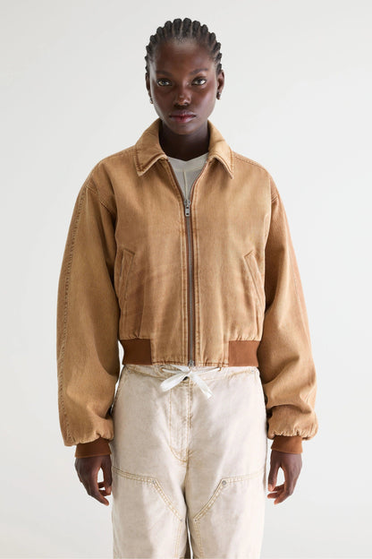 Bellerose | Faded Camel Denim Jacket - Relaxed Cotton Vintage