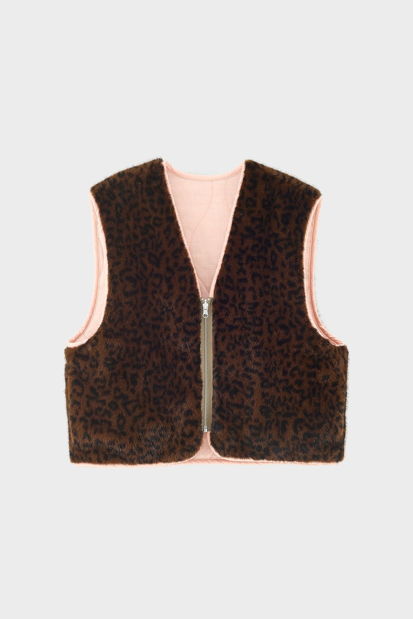 Bellerose | Reversible Quilted Gilet - Leopard Lining Babe