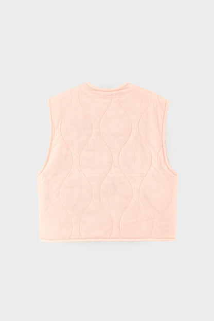 Bellerose | Reversible Quilted Gilet - Leopard Lining Babe