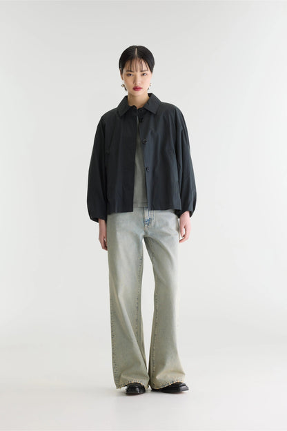 BELLEROSE | Relaxed Water-Repellent Canvas Trench Jacket Pirate