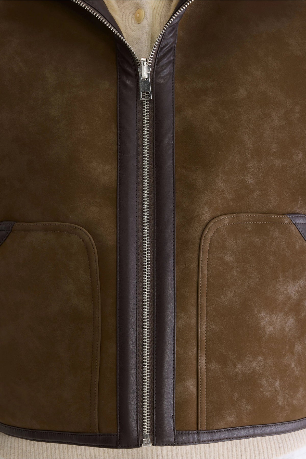 Bellerose | Reversible Gilet - Beige Sherpa Sheep